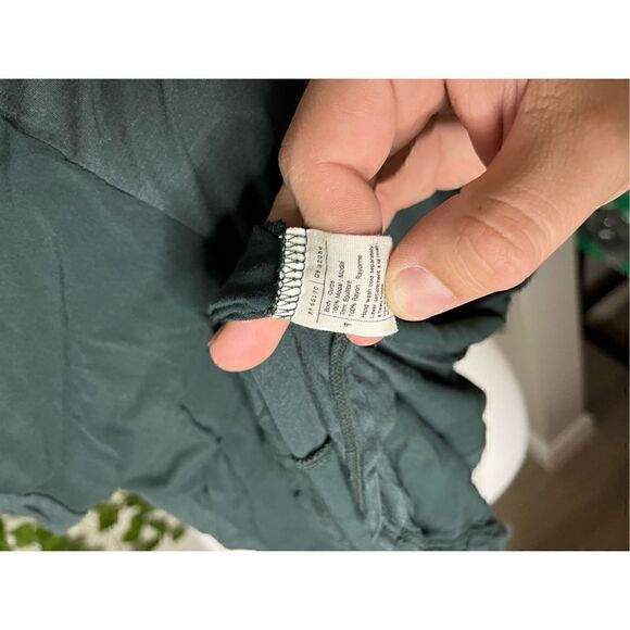 Pilcro and the Letterpress Charcoal Gray Modal Scoop Neck Cap Sleeve Top Large - Picture 6 of 6